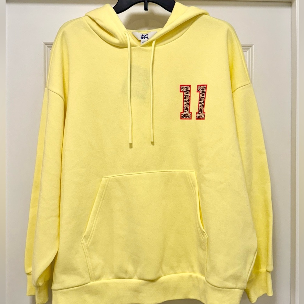 Fleece Hoodie Pullover Sweatshirt Cotton Blend Women’s Small Cozy NWT - Picture 2 of 9